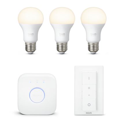 Set de bază Philips HUE WHITE 3xE27/9W/230V