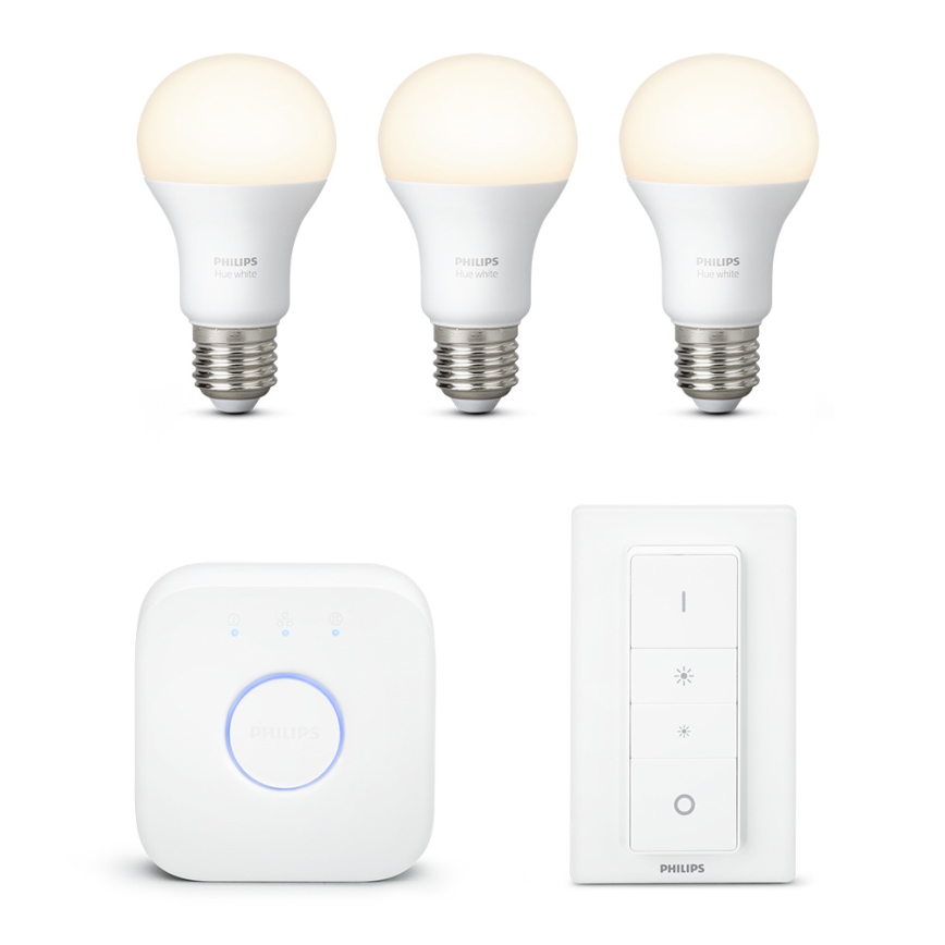 Set de bază Philips HUE WHITE 3xE27/9W/230V