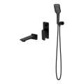 Set de cadă cu baterie ascunsă Cersanit S952-044 LARGA negru