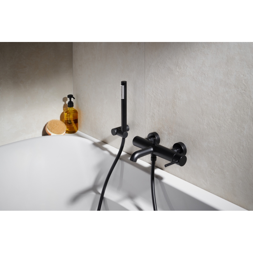 Set de cadă cu baterie KFA Armatura 5034-520-81 MOZA negru mat