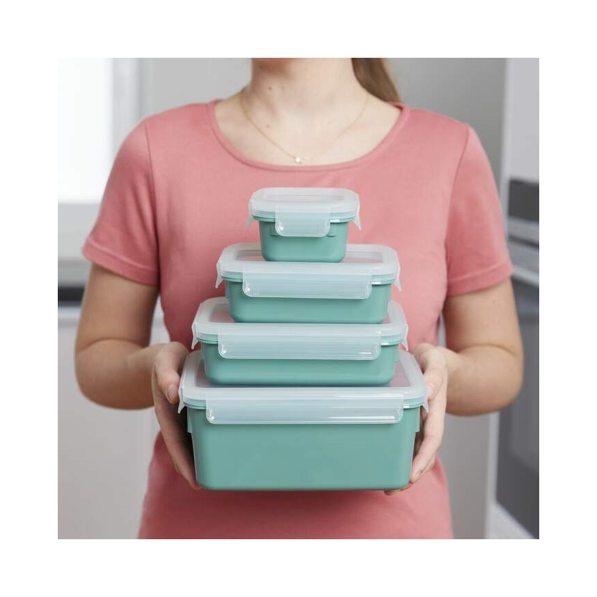 Set de caserole Tefal 4 buc. MSEAL COLOR verde