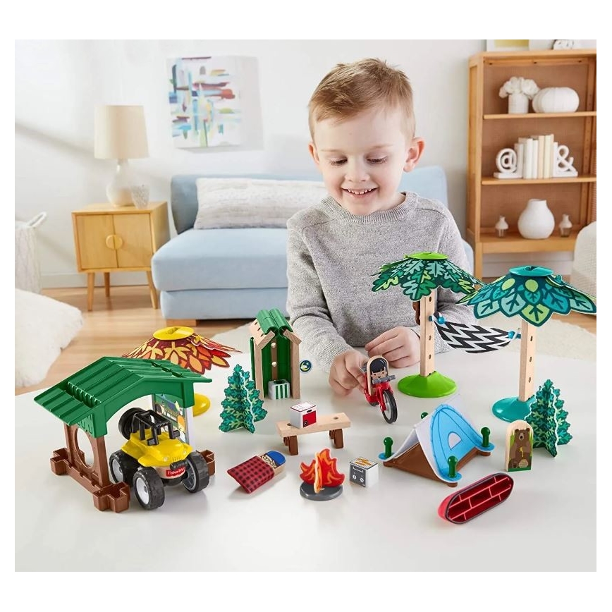 Set de construit pentru copii Wonder Makers Camping Fisher-Price