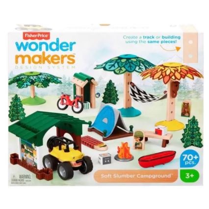 Set de construit pentru copii Wonder Makers Camping Fisher-Price