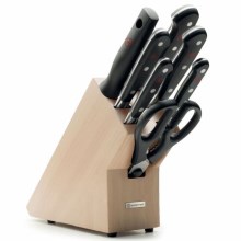 Set de cuțite de bucătărie cu suport CLASSIC 8 buc. bej Wüsthof