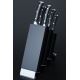 Set de cuțite de bucătărie cu suport CLASSIC IKON 7 buc. negru Wüsthof