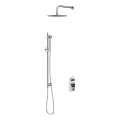Set de duș cu baterie ascunsă Cersanit S952-008 CREA crom lucios