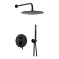 Set de duș cu baterie ascunsă KFA Armatura 5039-501-81 MOZA negru mat