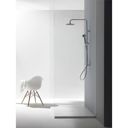 Set de duș cu baterie termostatică LAUFEN HF500957100600 CITYPRO crom lucios