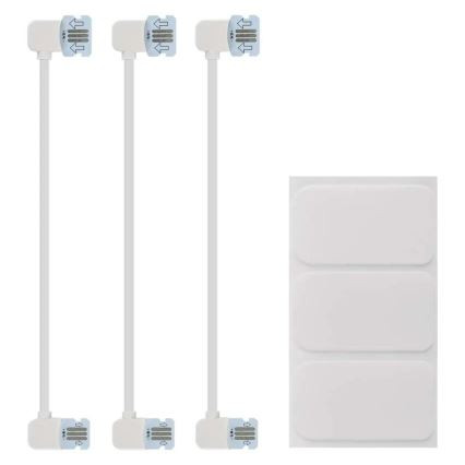 Set de 3 panouri LED RGBIC+CCT dimabile - extensie LED/1,8W/230V Wi-Fi Tuya
