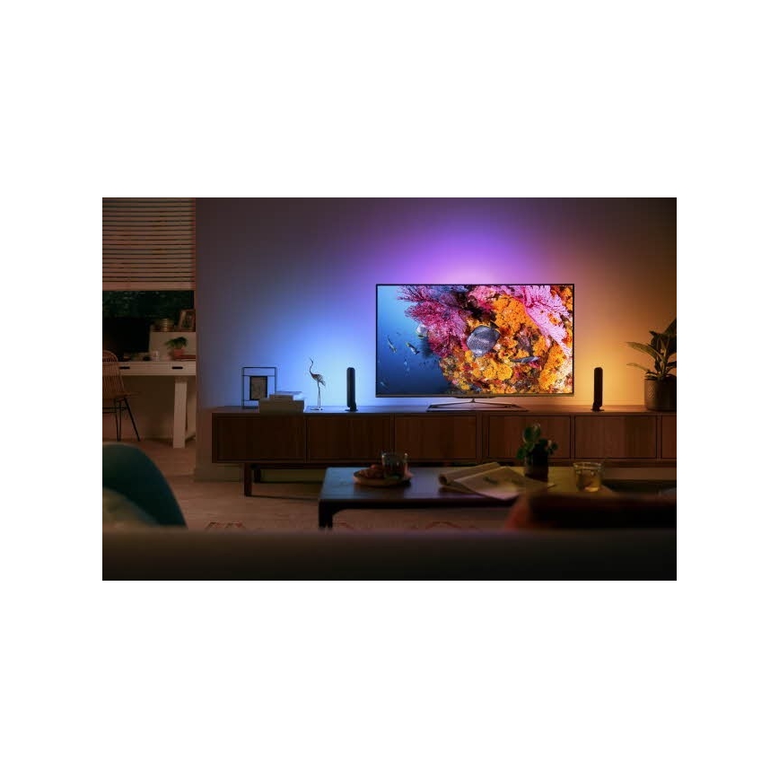 Philips 78203/30/E7 - LED RGB Lampă de masă dimmabilă HUE WHITE AND COLOR AMBIANCE LED/6W/230V