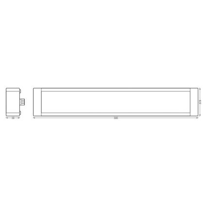 Set de extensie LED dimabil pentru mobilier de bucătărie SMART+ UNDERCABINET LED/8W/24/230V 2700-6500K Wi-Fi Ledvance
