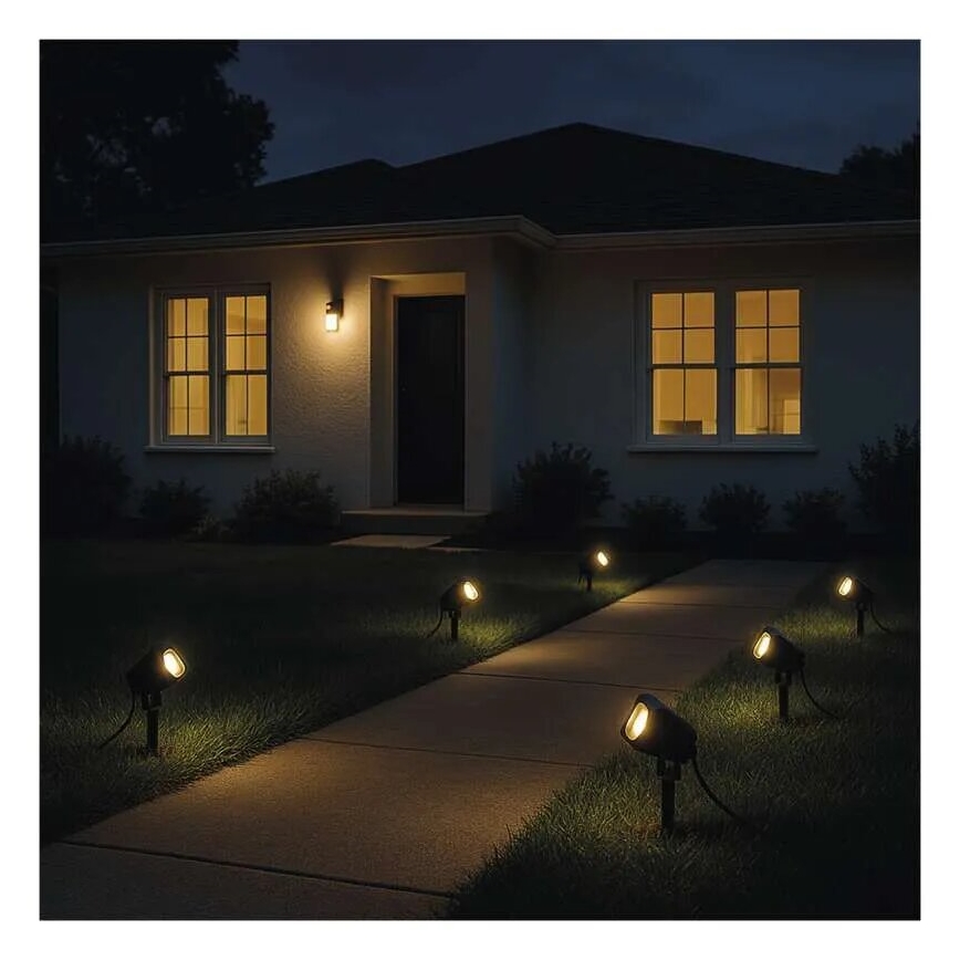 Lampă LED RGBIC reglabilă de exterior GoSmart - extensie LED/1,5W/12V 3000-6500K IP65 Wi-Fi Tuya