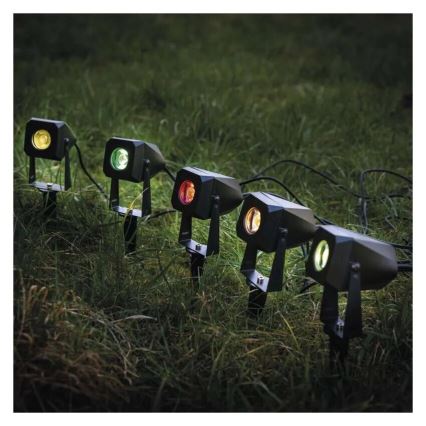 Lampă LED RGBIC reglabilă de exterior GoSmart - extensie LED/1,5W/12V 3000-6500K IP65 Wi-Fi Tuya