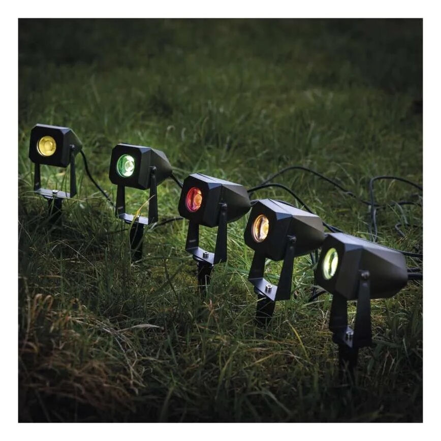 Lampă LED RGBIC reglabilă de exterior GoSmart - extensie LED/1,5W/12V 3000-6500K IP65 Wi-Fi Tuya