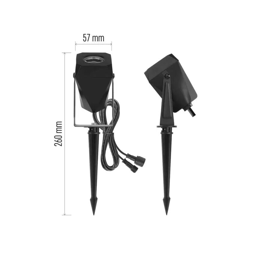 Lampă LED RGBIC reglabilă de exterior GoSmart - extensie LED/1,5W/12V 3000-6500K IP65 Wi-Fi Tuya