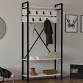 Set de hol ALFA 180x90 cm negru/alb