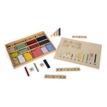 Set de învățat numerele în cutie de lemn Small Foot Educate