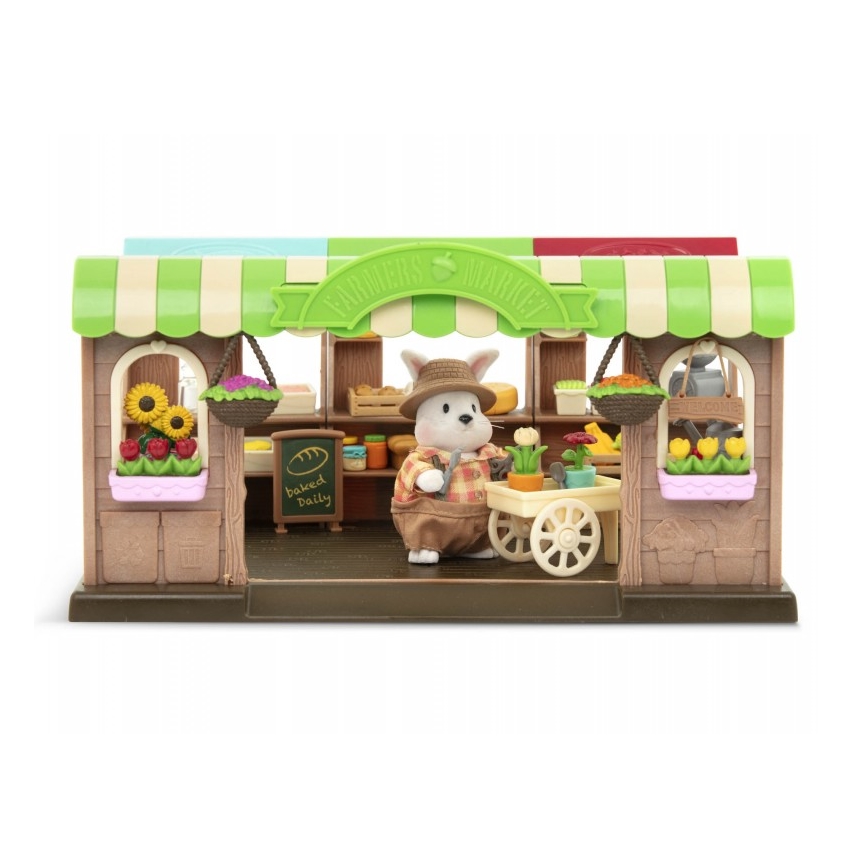 Set de jucării Li'l Woodzeez piață agroalimentară