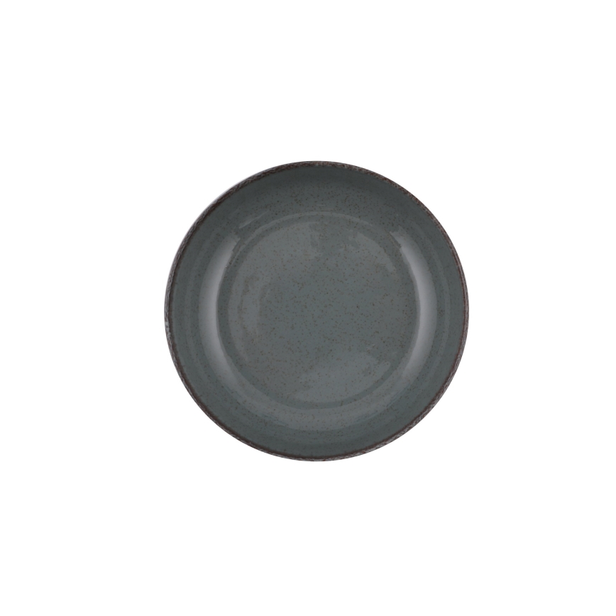 Set de masă, 16 piese, gri/porțelan