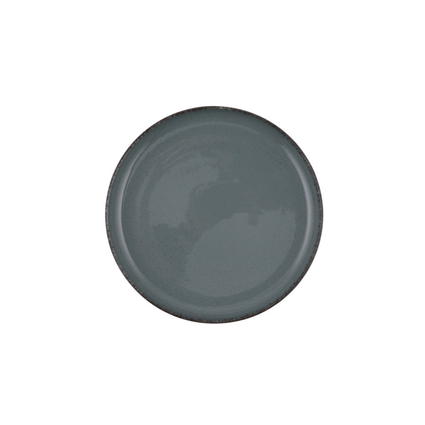 Set de masă 16 piese gri/porțelan