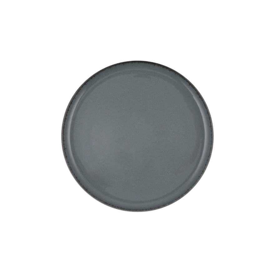 Set de masă 16 piese gri/porțelan