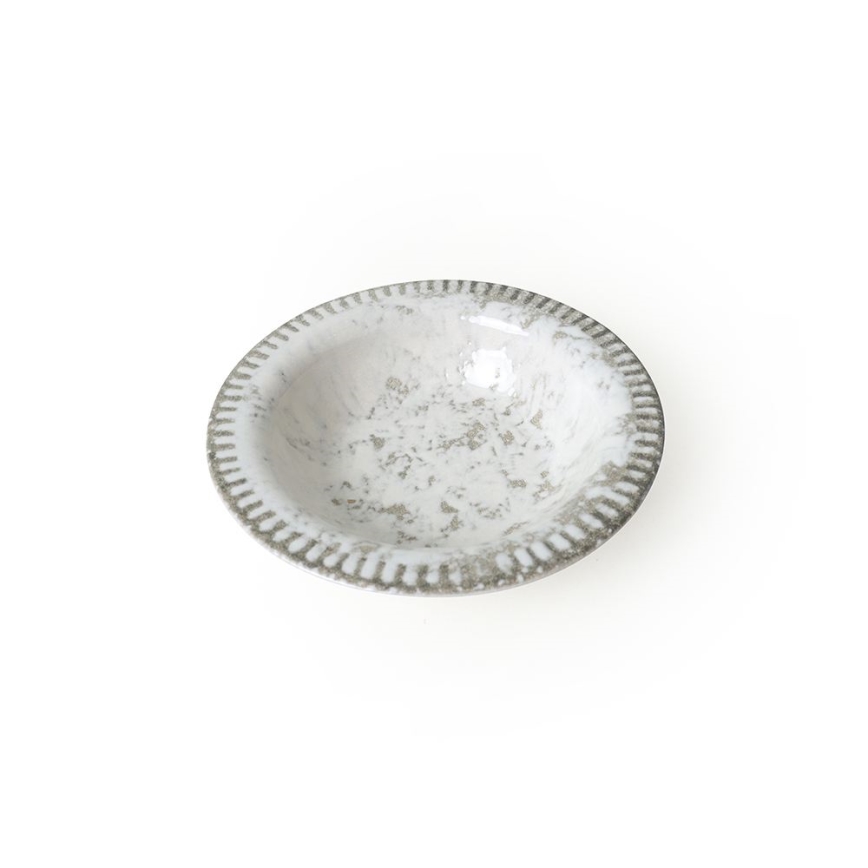 Set de masă, 18 piese, gri/ceramică