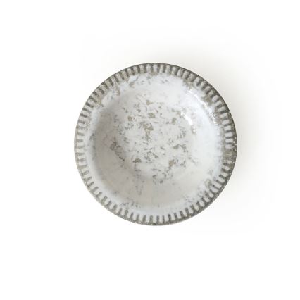 Set de masă, 18 piese, gri/ceramică