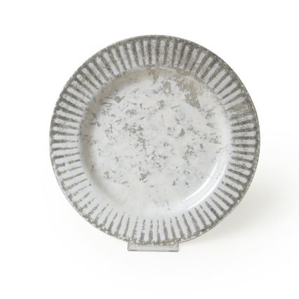Set de masă, 18 piese, gri/ceramică