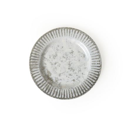 Set de masă, 18 piese, gri/ceramică