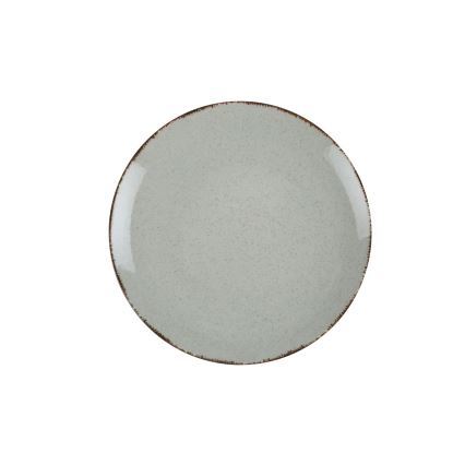 Set de masă, 18 piese, verde/porțelan