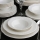 Set de masă 24 piese crem/porțelan