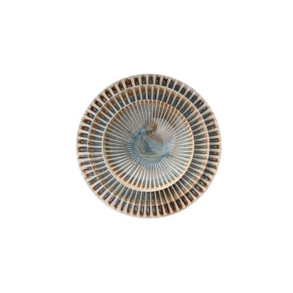 Set de masă, 24 piese, multicolor, porțelan