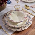 Set de masă 24 piese multicolor/porțelan