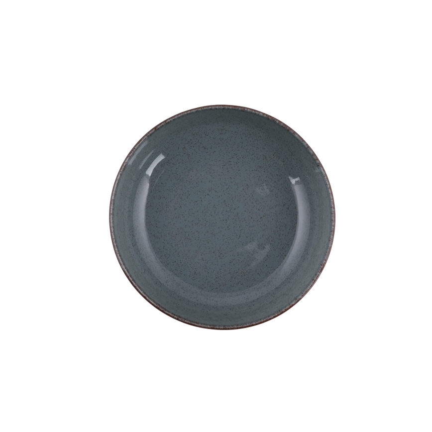 Set de masă 24 piese, porțelan, albastru