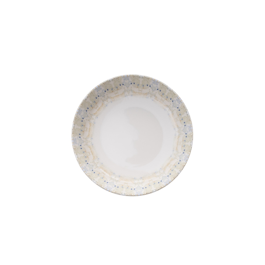 Set de masă din porțelan, 12 piese, multicolor