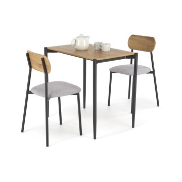 Set de masă NANDO 84x54 cm gri/maro/negru