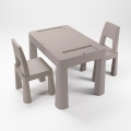 Set de masă și scaune pentru copii TEGA BABY, taupe