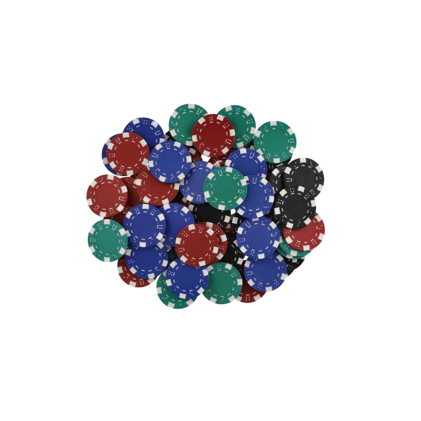 Set de poker în valiză, 100 piese