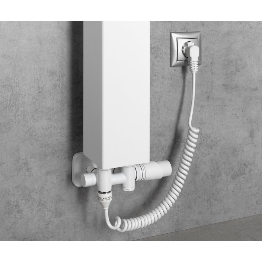 Set de racorduri termostatice pentru racord central Bruckner WICHER COMBI alb