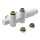 Set de racorduri termostatice pentru racord central Bruckner WICHER COMBI alb