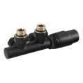 Set de racorduri termostatice pentru racord central Bruckner WICHER negru mat