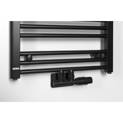Set de racorduri termostatice pentru racord central Bruckner WICHER negru mat