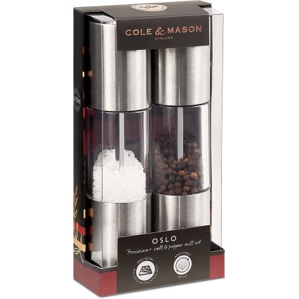 Set de râșnițe pentru piper și sare OSLO 2 buc. 18,5 cm Cole&Mason