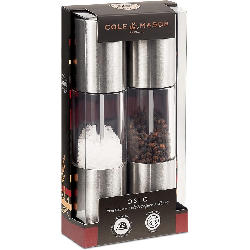 Set de râșnițe pentru piper și sare OSLO 2 buc. 18,5 cm Cole&Mason