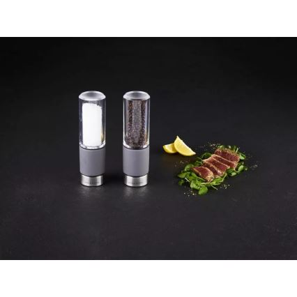 Set de râșnițe pentru piper și sare REGENT CONCRETE 2 buc. beton 18 cm Cole&Mason