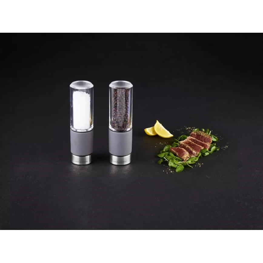 Set de râșnițe pentru piper și sare REGENT CONCRETE 2 buc. beton 18 cm Cole&Mason