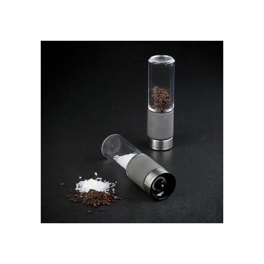 Set de râșnițe pentru piper și sare REGENT CONCRETE 2 buc. beton 18 cm Cole&Mason