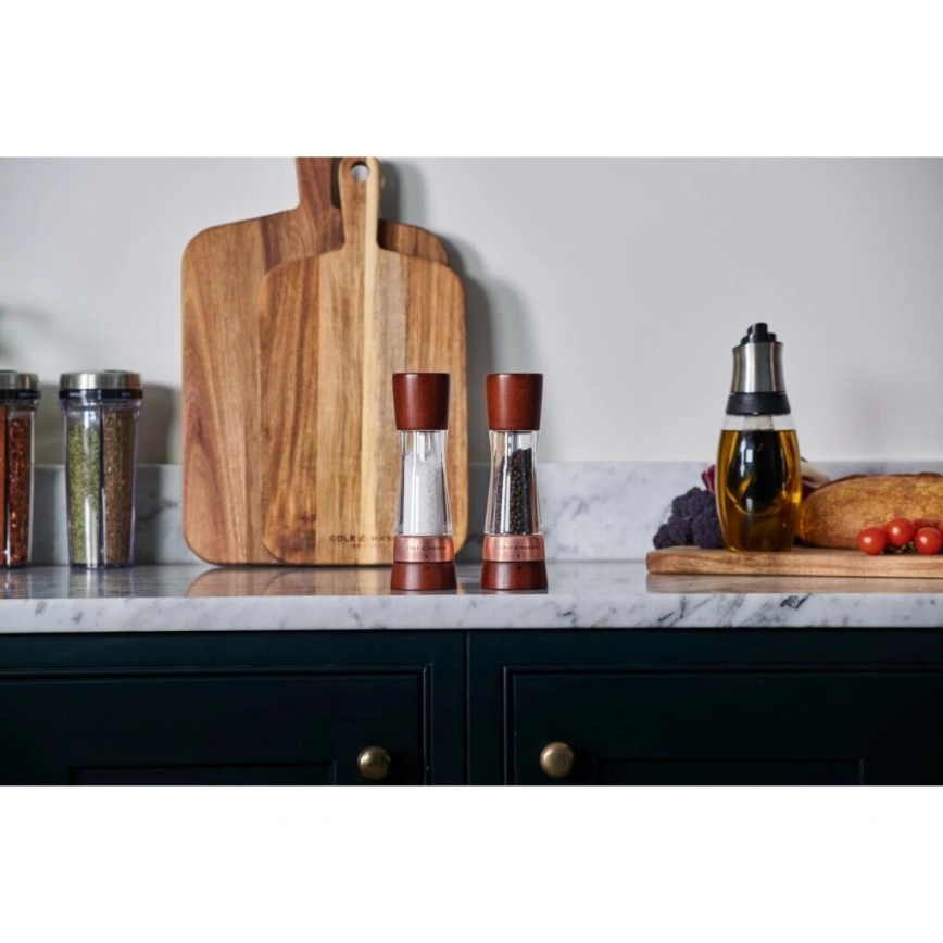 Set de râșnițe pentru sare și piper Cole&Mason DERWENT 2 buc. 19 cm fag/maro