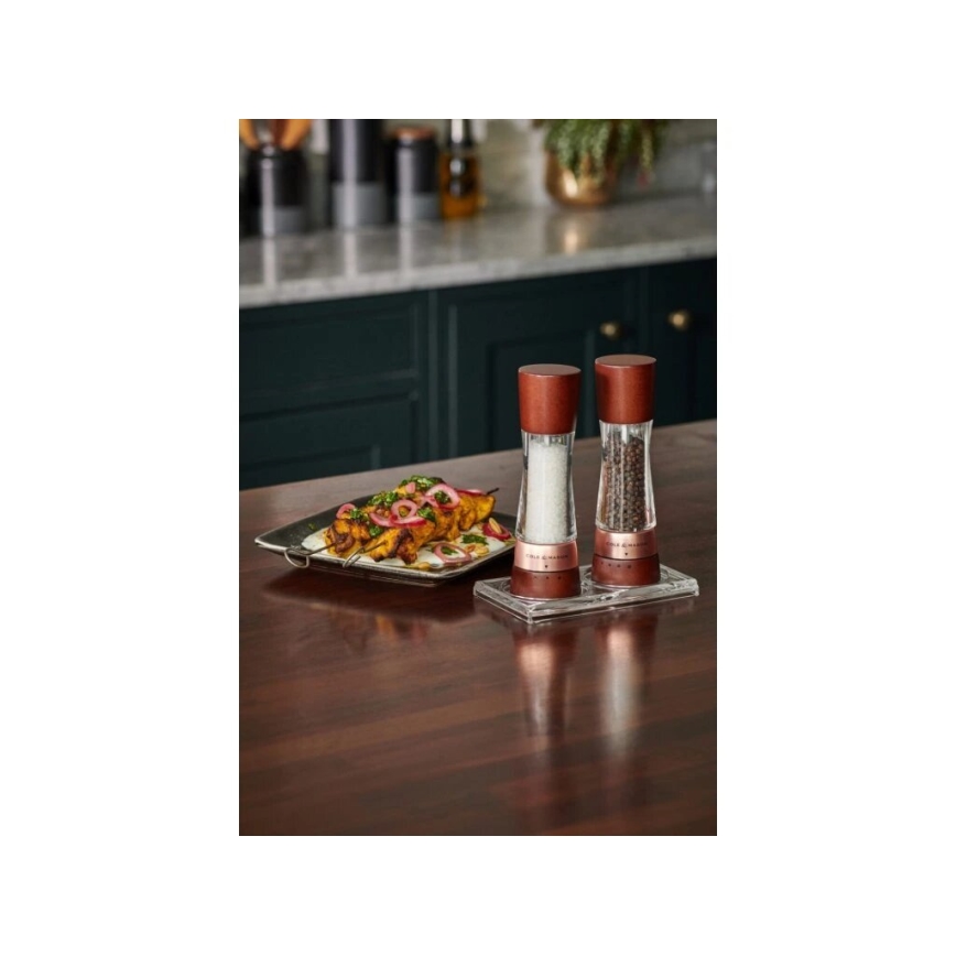 Set de râșnițe pentru sare și piper Cole&Mason DERWENT 2 buc. 19 cm fag/maro