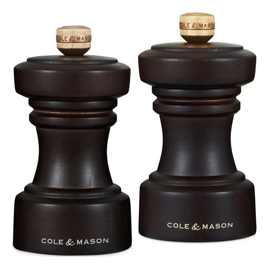 Set de râșnițe pentru sare și piper Cole&Mason HOXTON 2 buc. 10,4 cm fag/maro